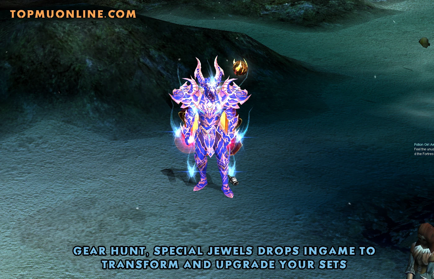 Blue Dragon armor set upgraded with Supreme Jewels – MU Online Season 21